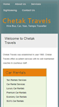 Mobile Screenshot of chetaktravelsindia.com